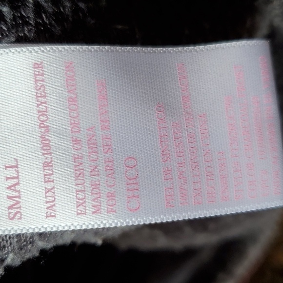 Cozy Sherpa sweatshirt gray size small - Picture 10 of 11